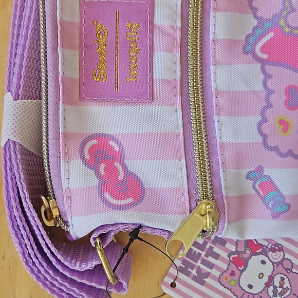 LOUNGEFLY HELLO KITTY CANVAS BAG - Picture 3 of 8